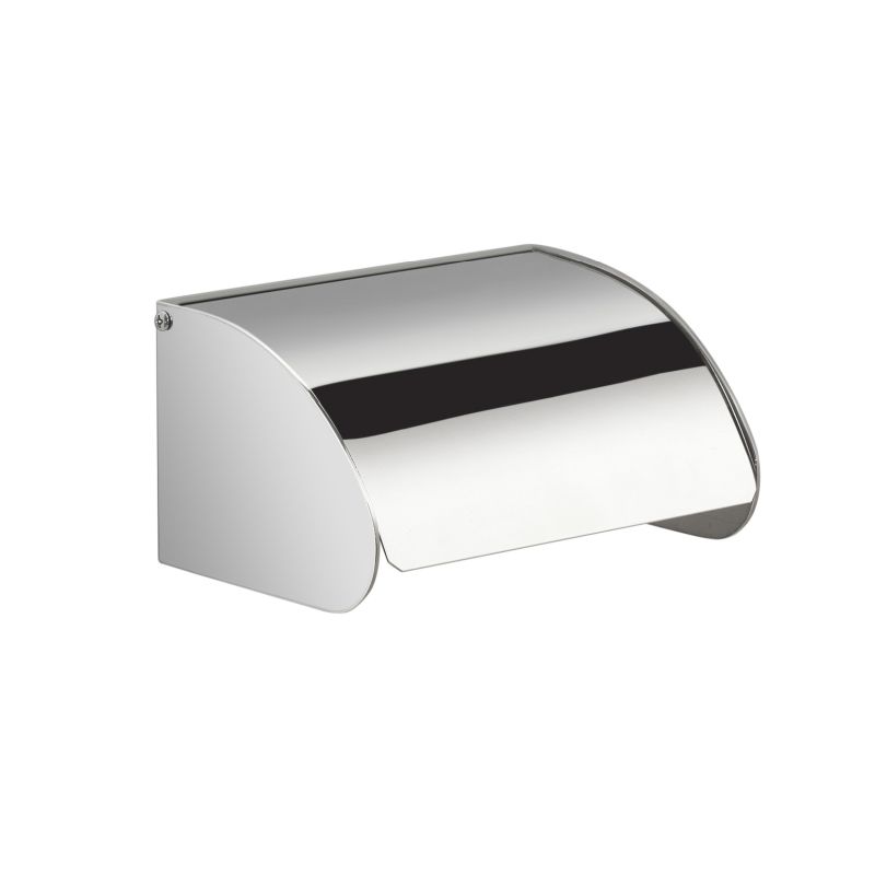 G Pro Toilet Roll Holder with Cover - Chrome